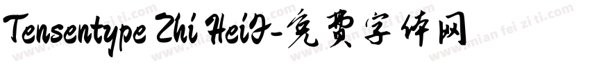 Tensentype Zhi HeiF字体转换